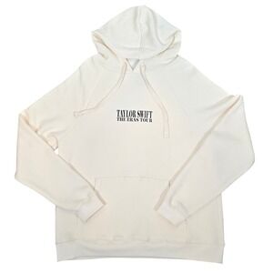 Taylor Swift Official The Eras Tour Cream Hoodie Size S Oversized Swifties